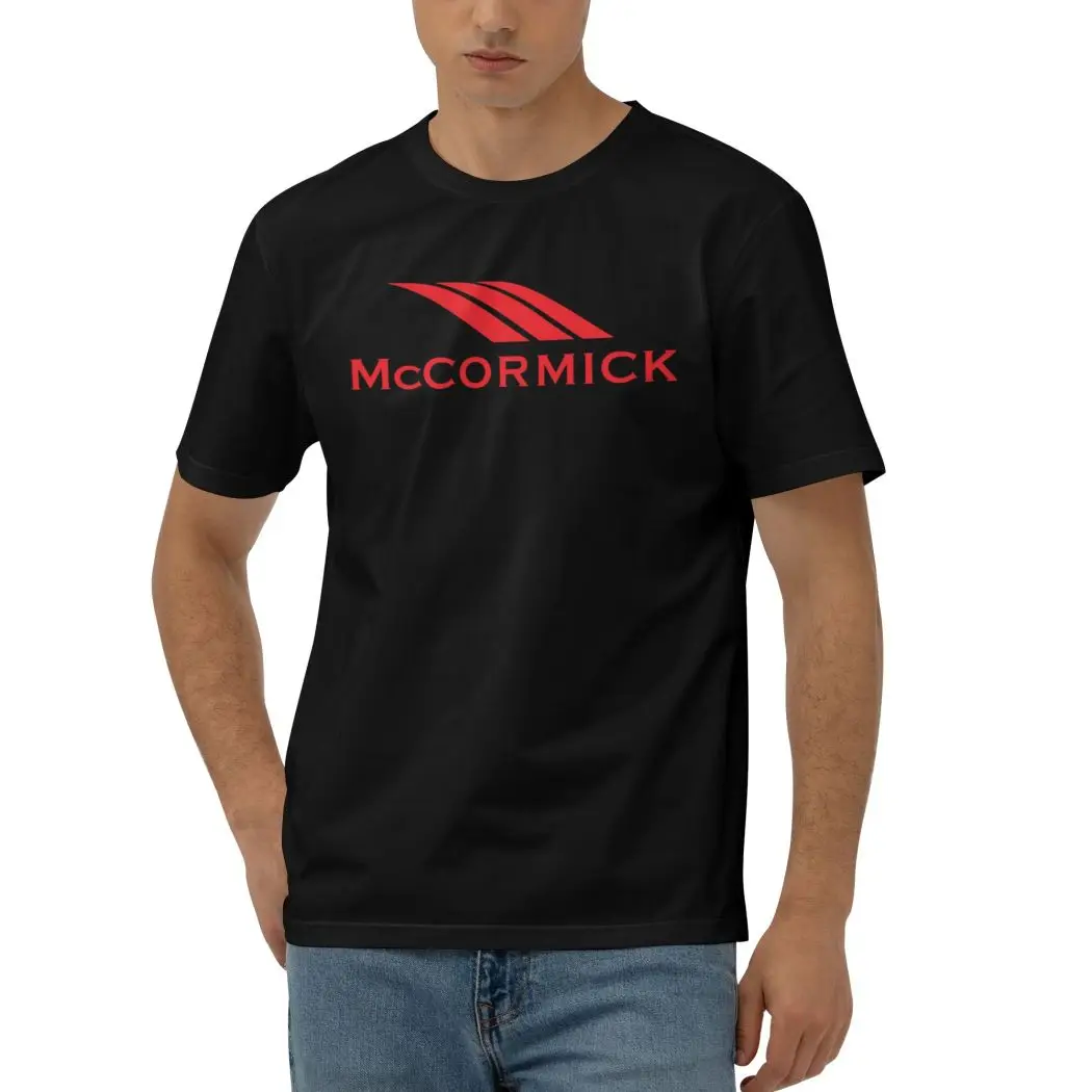 Casual TRACTOR - MCCORMICK Camisetas para hombre Camisetas de manga corta con cuello redondo a la moda Camiseta de manga corta