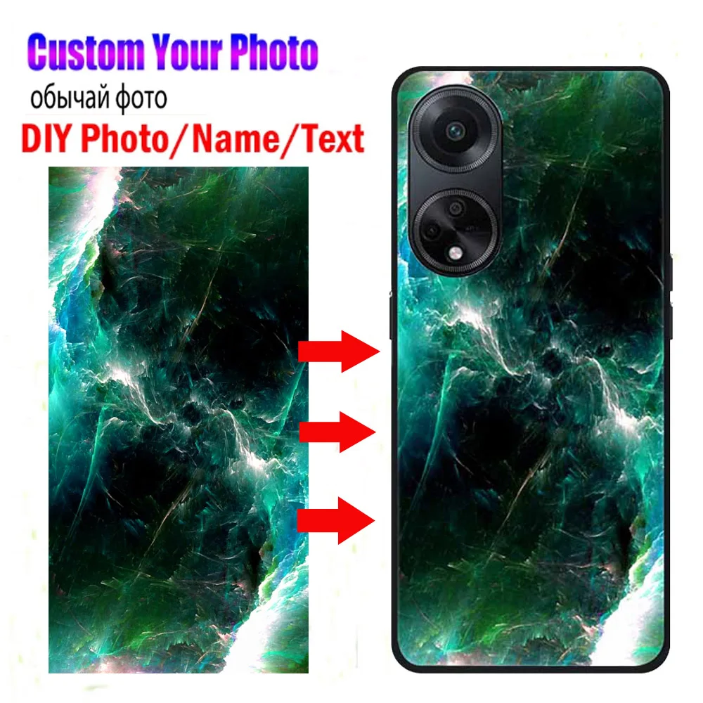 Fundas de teléfono personalizadas para OPPO A98 A58 A78 5G, Fundas de silicona para OPPO A59 5G F23 A38, funda DIY con diseño de foto, Fundas de TPU