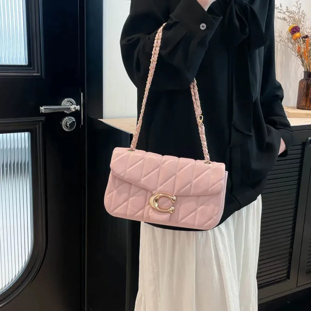 2025Small Fragrant Wind Bag Handbag Rhombic Chain Bag 2026 New One-shoulder Messenger Bag Joker High Sense Small Square Bag Tide view 5