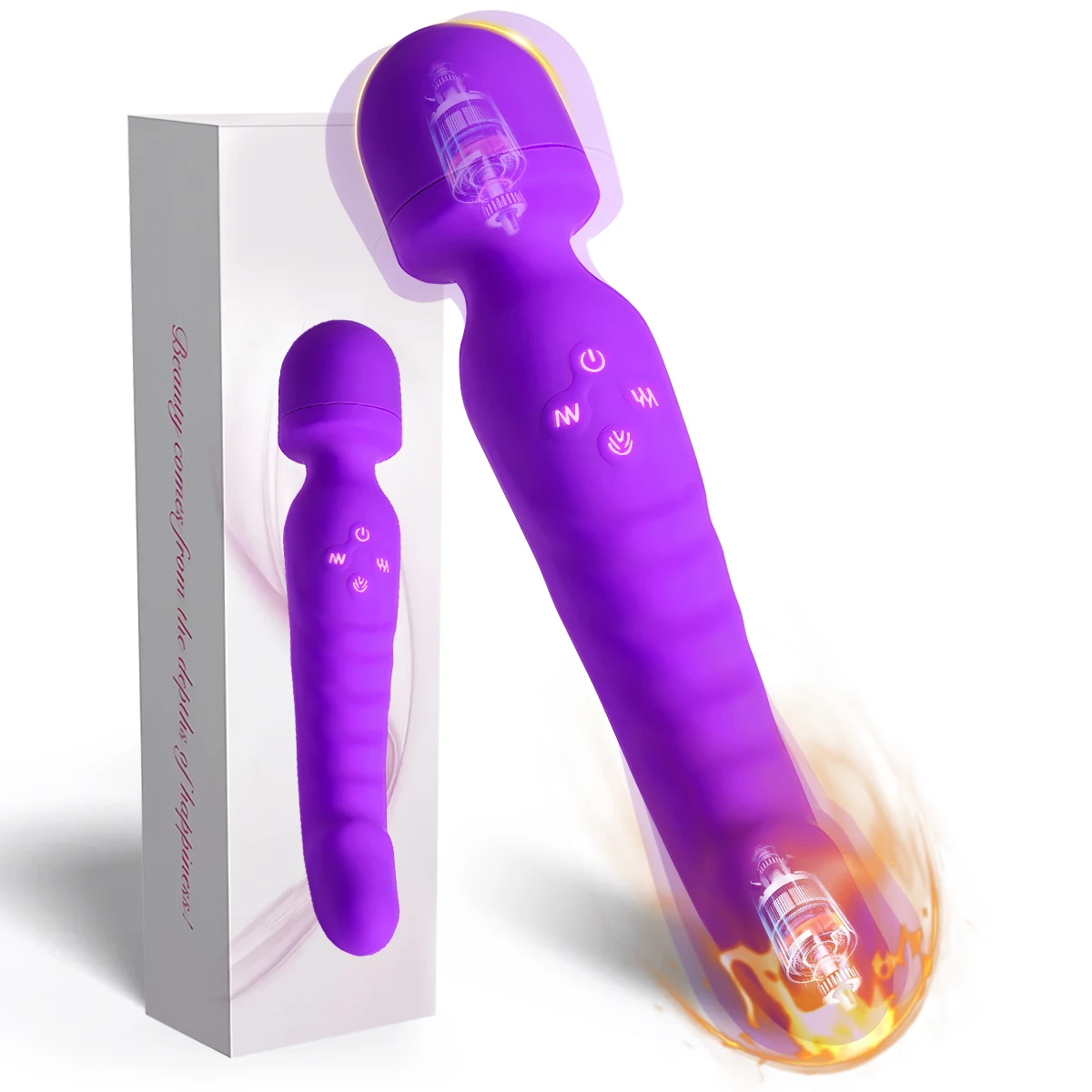 Leistungsstarker Vibrator AV Sexmaschine Zauberstab 3-in-1-Modus Klitoris- und G-Punkt-Stimulator Vaginalmassagegerät für Frauen und Erwachsene Sexspielzeug_voghion.com