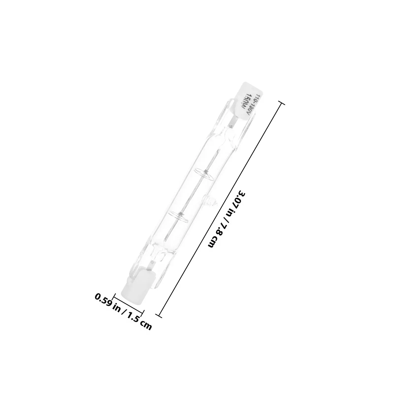 Adjustable Halogen Light Tube High Efficiency Bright White Output Low Energy Consumption for Office Home Business Workplace
