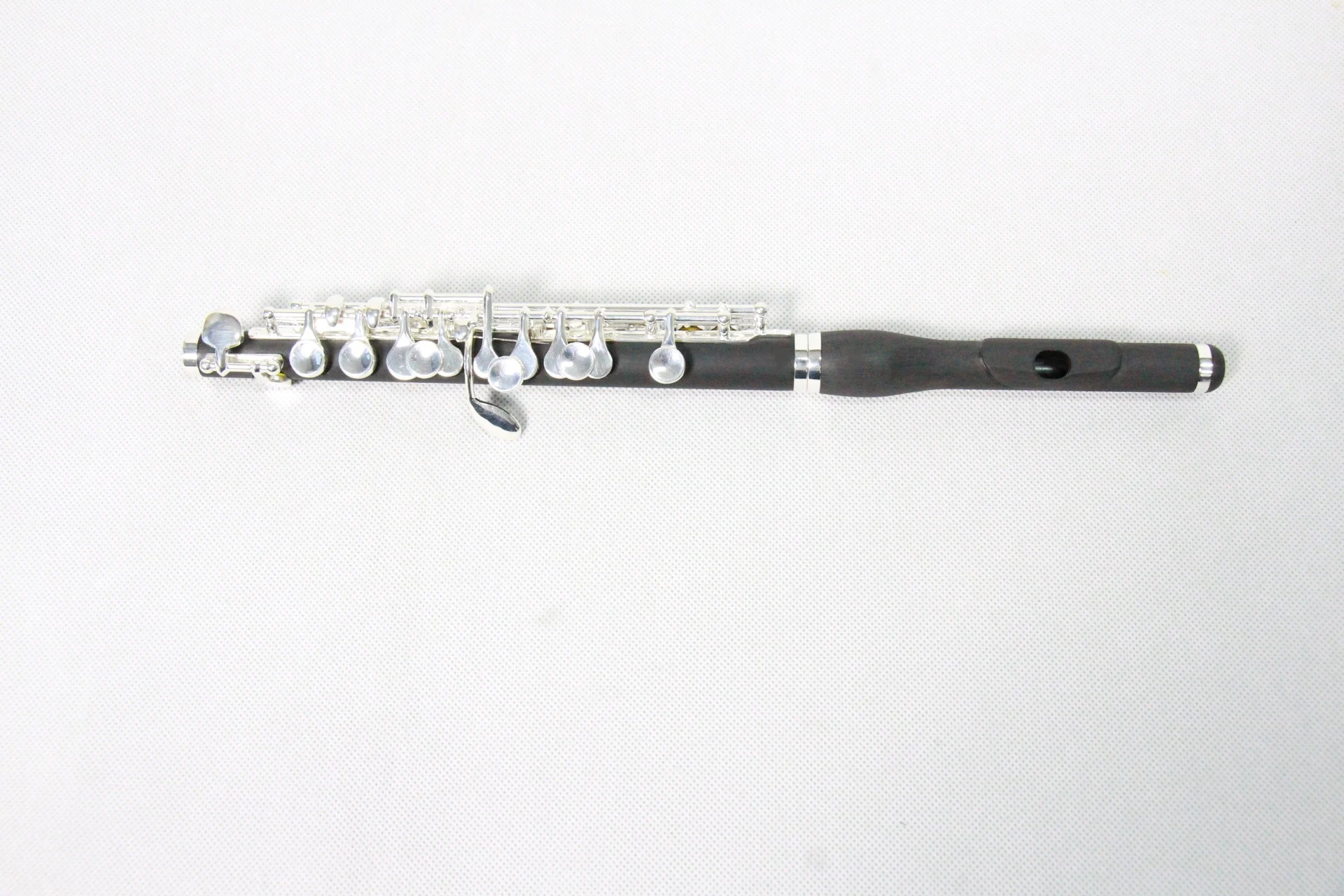 Economical Piccolo Flute Chinese Factory Price Flute Piccolo Silver Plated Hard Rubber Flute