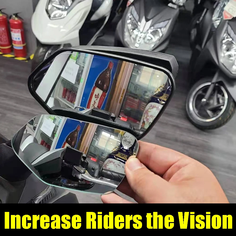 Convex Mirror Increase Rearview Mirrors Side Mirror View Vision Lens For HONDA Forza 125 300 250 750 Forza 350 Forza300 NSS350