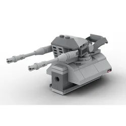 MOC Movie Series Space War New Republic Tank Modular Turret DIY Creative Educational Children's Building Block Toy Gift