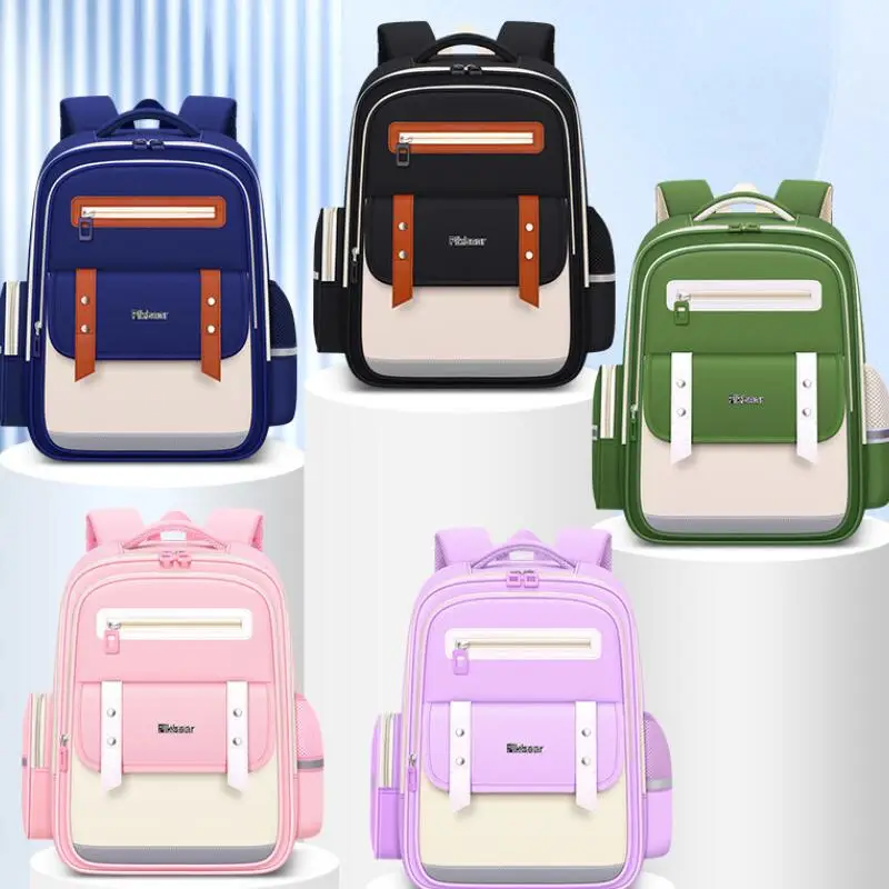 

Children's Schoolbag Backpack Student Schoolbag Kids Boy Spine Protection Children's Backpack Grades 1-6 Girl Y2K Gift Wholesale