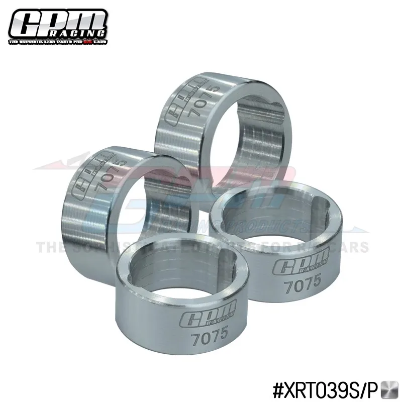 GPM Aluminum 7075-T6 Drive Cup Sleeves fit Original 17mm Drive Cup for 1/5 TRAXXAS X-MAXX 6S 8S 1/6 XRT