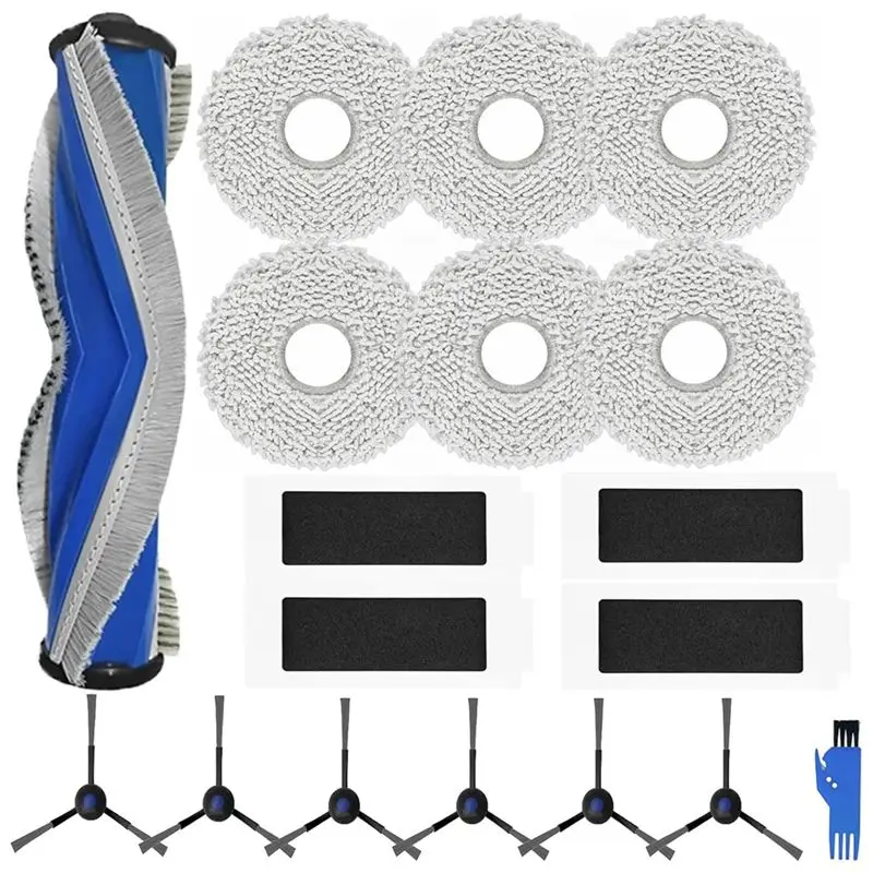 

Комплект аксессуаров ABBY для роботов-пылесосов Ecovacs DEEBOT T30S/ T30S Combo/ T30 PRO Omni и Yeedi Pro: основная и боковые щетки, HEPA-фильтр, салфетка для влажной уборки