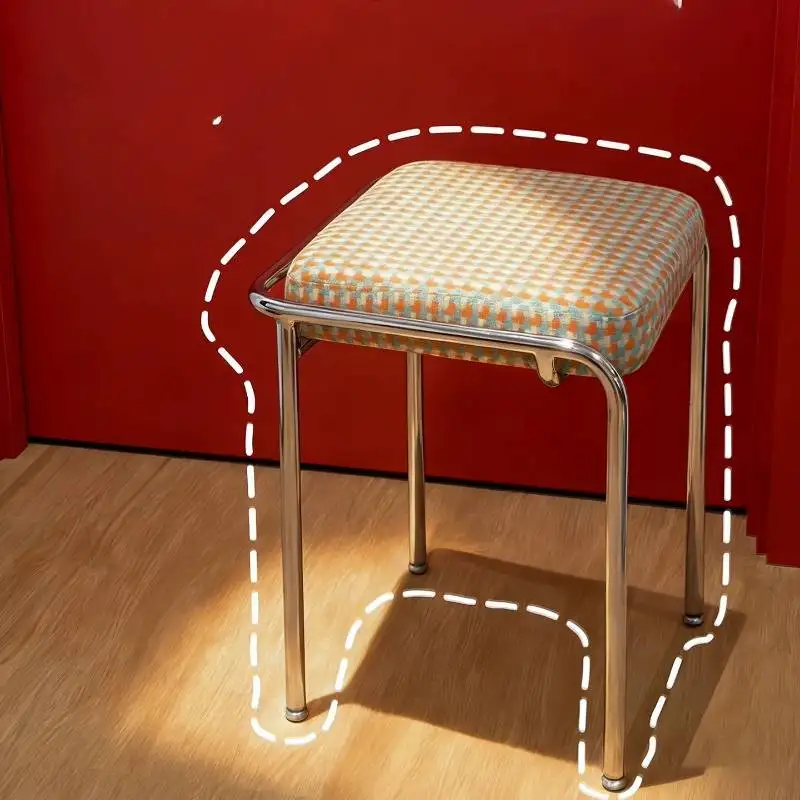 

White Designer Makeup Vanity Chair Nordic Soft Cute Comfy Makeup Vanity Chair Designer Narrow Silla Tocador Bedroom Furniture