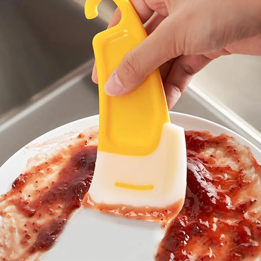 Kitchen Cleaning Shovel Silicone Kitchen Spatula Cake Dirty Pan Washing Pastry Baking Tools Brush Pot Cleaning Dish Fry Scr G9n0