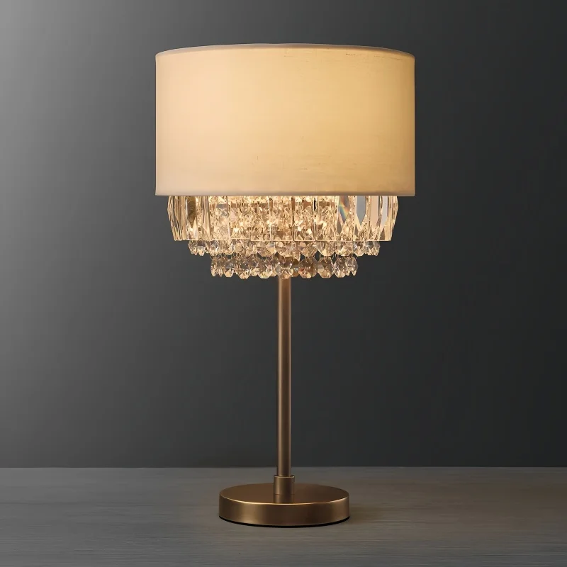 

Роскошная хрустальная люстра с регулируемой яркостью, подвесной светильник для гостиной, столовой, отеля, блестящий настольный светильник, домашний декор интерьера