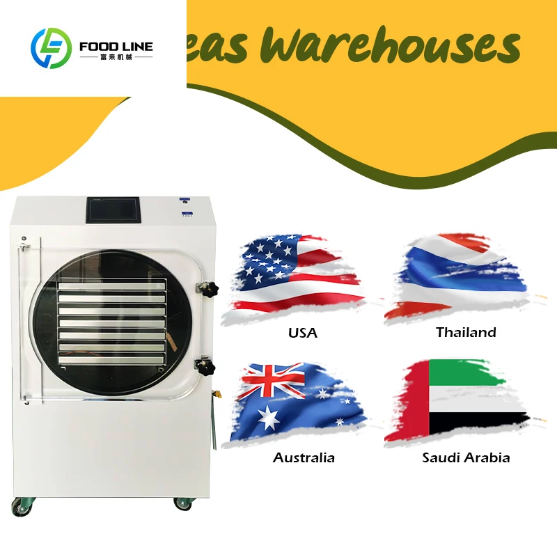 مساحة صينية تجارية 3.5 م2 HFD-35 مجفف تجميد 55 كجم لأغذية الفاكهة والخضروات #5