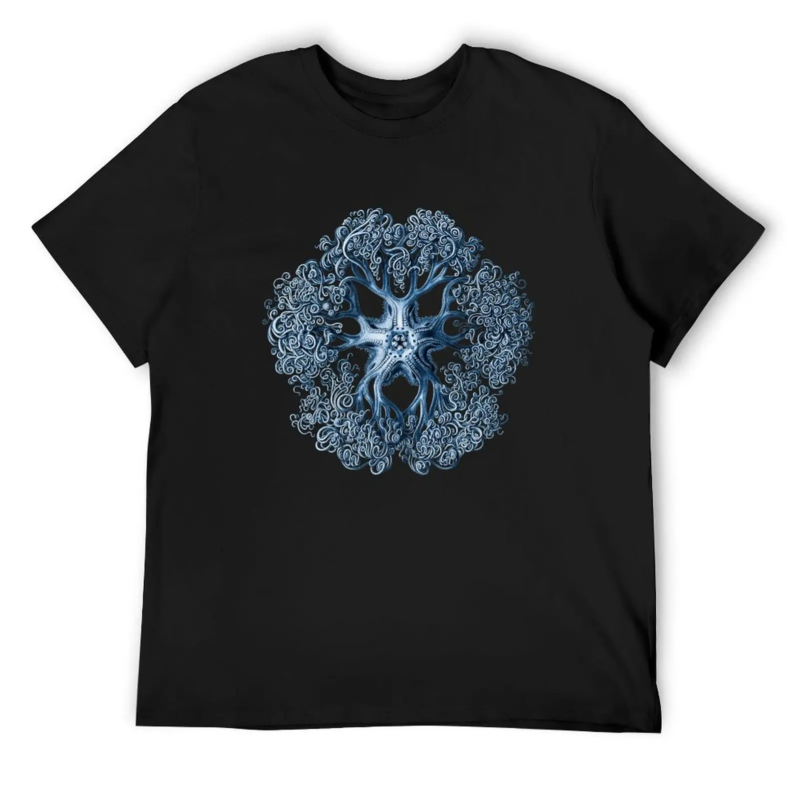 

Vintage Blue Brittle Star T-Shirt oversized cotton graphic tees graphic t shirt vintage T-shirts for men cotton