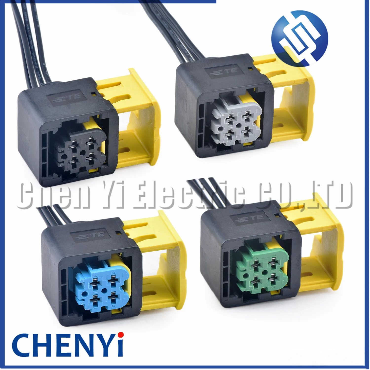 4 Pin New Energy Connector Harness Plug Nitrogen oxygen sensor plug 1-1418390-1 2-1418390-1 3-1418390-1 4-1418390-1 15cm wires - Image 3