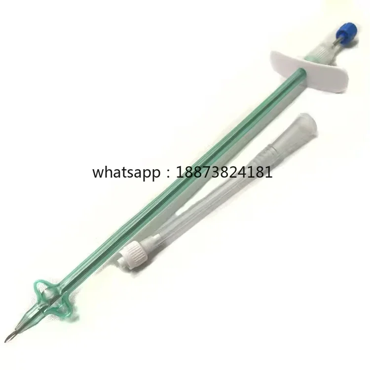 Chrysanthemum-Shaped Head Design F18 23cm Suprapubic Cystostomy Catheter Kit Medical Consumables fast shipping