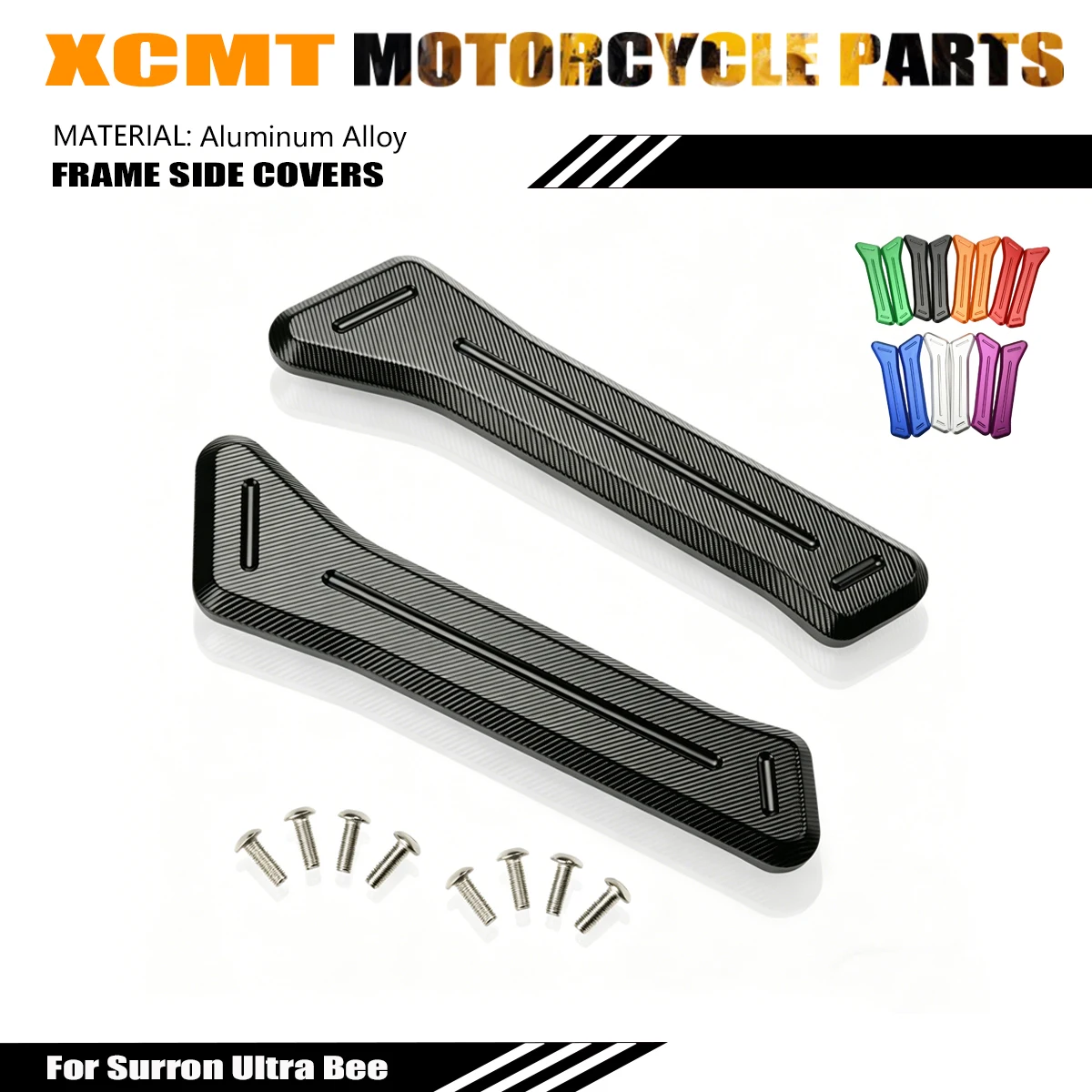 

Motorcycle Accessories For SURRON Ultra Bee CNC Aluminum Alloy Left and Right Frame Battery Protection Bracket Components