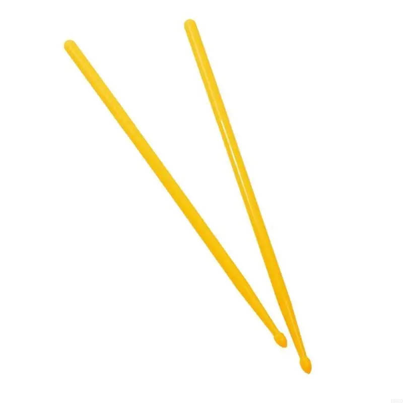 1 Pair 5A Nylon Plastic Drumsticks for Beginners Musical Instrument Percussion Parts Drum Sticks with Antislip Handle