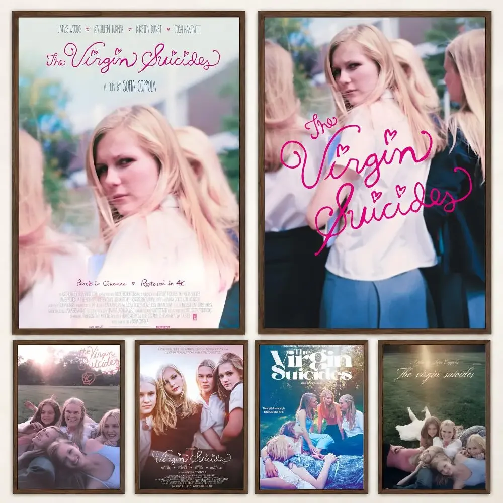 Dreamy Dark Coming-of-Age Movie The Virgin Suicides Poster Self‑Adhesive Waterproof Wall Art Home Decor