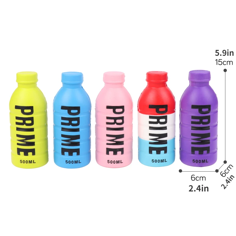 1PCS Anti-stress Vent Prime Drinkfles Trage Rebound PU Schuimende Pinch Gelukkig Boze Relief Squeeze Decompressie speelgoed