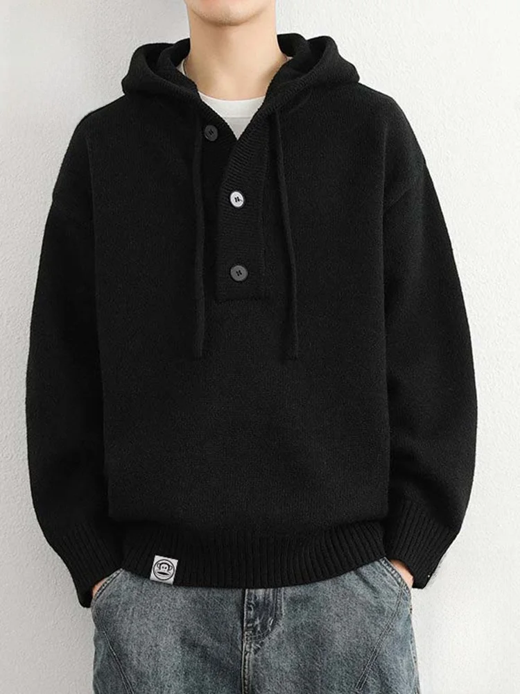 

PaulFrank Monkey Knitted Long Sve Hoodie Men's Loose Casual Top Comfortable Chemical Fiber Fabric Autumn New Sle Streetwear