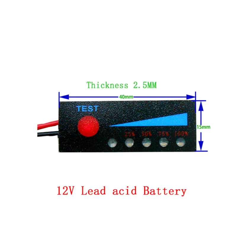 4S 5S 6S 36V Li-ion Lithium Battery Capacity Indicator Module For Led Voltage Display Power Level Li-ion