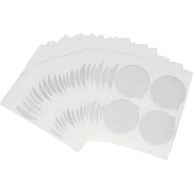 A83G-500Pcs tampas adesivas de folha de alumínio selos adesivos para enchimento descartável vazio cápsula de café nespresso capa reutilizável 37mm
