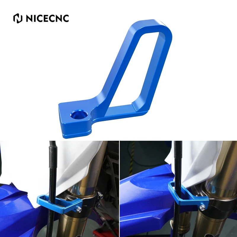 

NICECNC For Yamaha YZ125 YZ250 2004-2020 YZ250F YZ450F 2004-2009 YZ250X 16-20 YZ125X Front Brake Hose Line Guide 5XE-23389-00-00