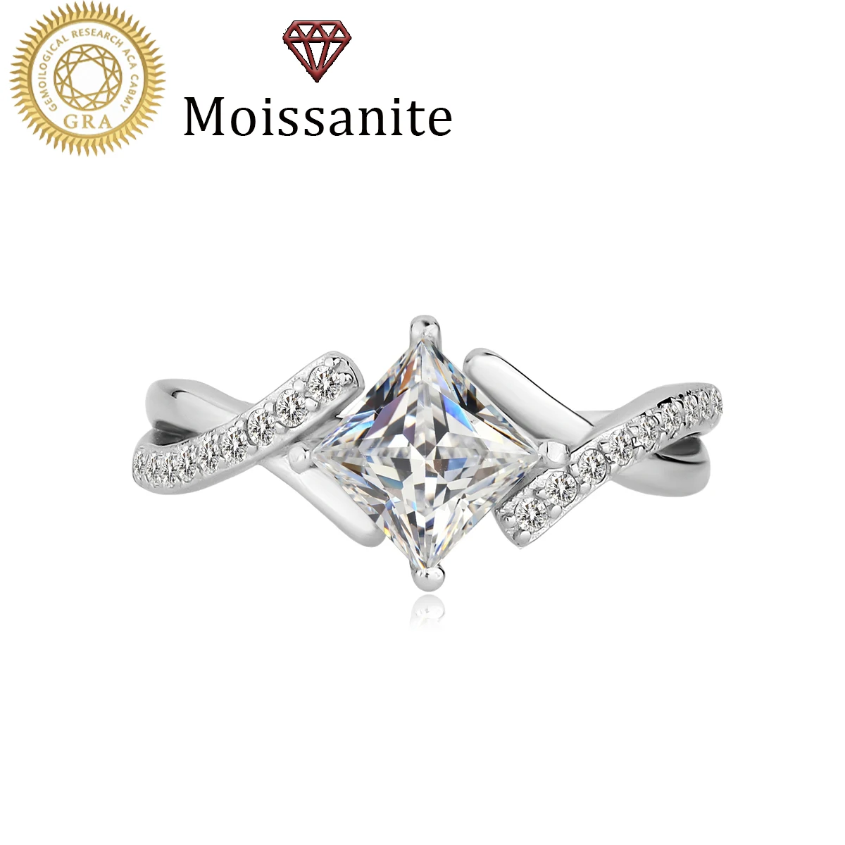 

Женское обручальное кольцо «Принцесса Жасмин», 2,6 г, серебро 925 пробы, 1 карат, муассанит, в богемном придворном стиле, для помолвки, свадьбы, годовщины, подарка на День святого Валентина, с сертификатом на муассанит и изысканной подарочной упаковкой