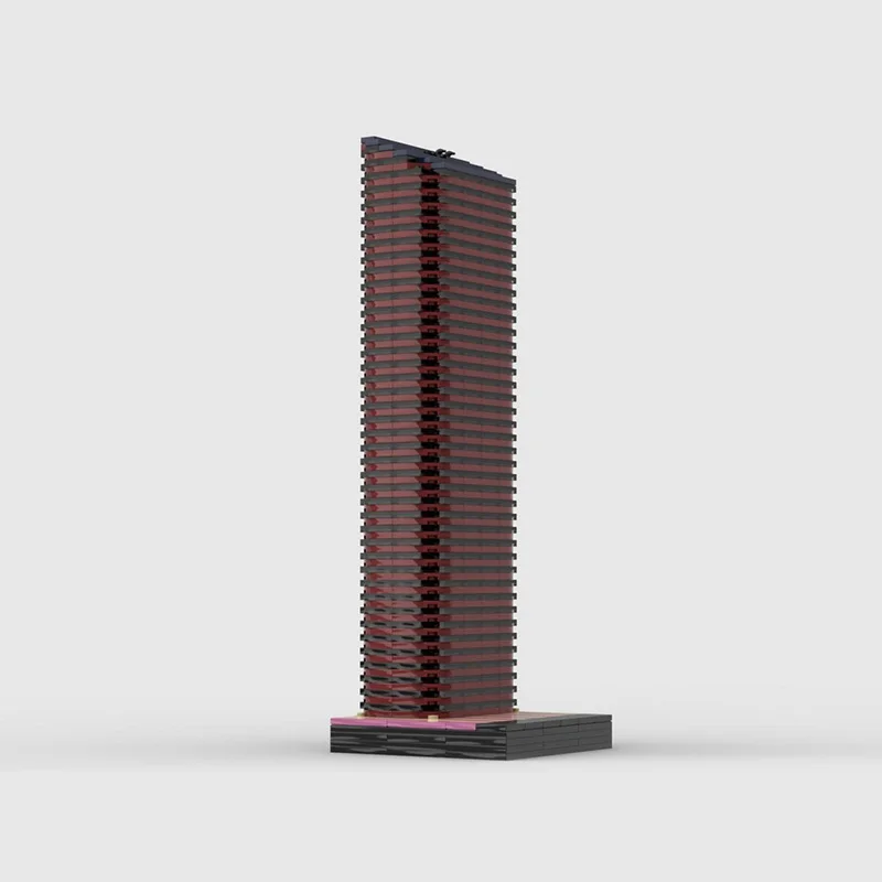 Cidade vista de rua modelo moc tijolos de construção cidade sevilla torre tecnologia modular crianças presentes do feriado montar brinquedos terno