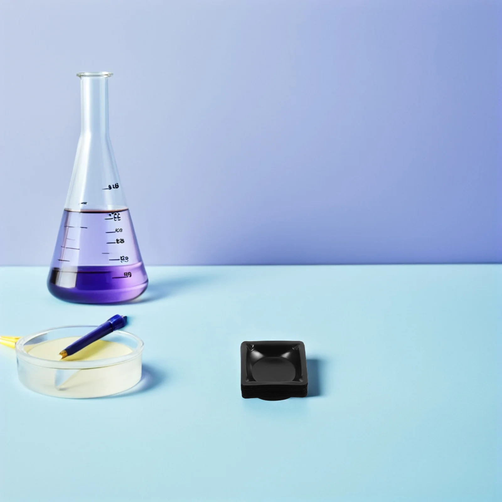 

20Pcs Lab Weighing Boats Precision Plastic Dishes for Powder and Liquid Reusable Laboratory Equipment Lab Tray