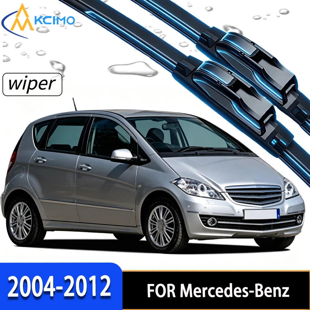

Premium Front Windshield Wiper Blades with High-Density Rubber, Perfect Fit for Mercedes-Benz A-Class W169 2004-2012