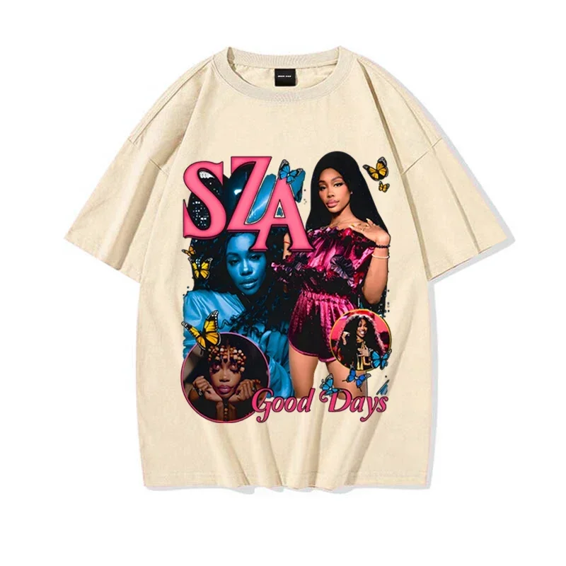 Pop Singer Fashion T Shirt Teenager Steampunk Tops Harajuku Oversized T Shirt Girls Aesthetic Clothes Y2k Hip Hop Streetwear