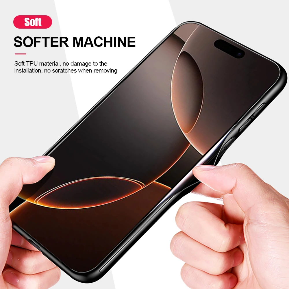 เคส iPhone16ProMax ฝาครอบโทรศัพท์แม่เหล็กสำหรับ iPhone 16 Pro Max Plus 16Pro 16PLUS กรอบเลนส์ปกป้อง fundas 6.9 "A3296 A3293