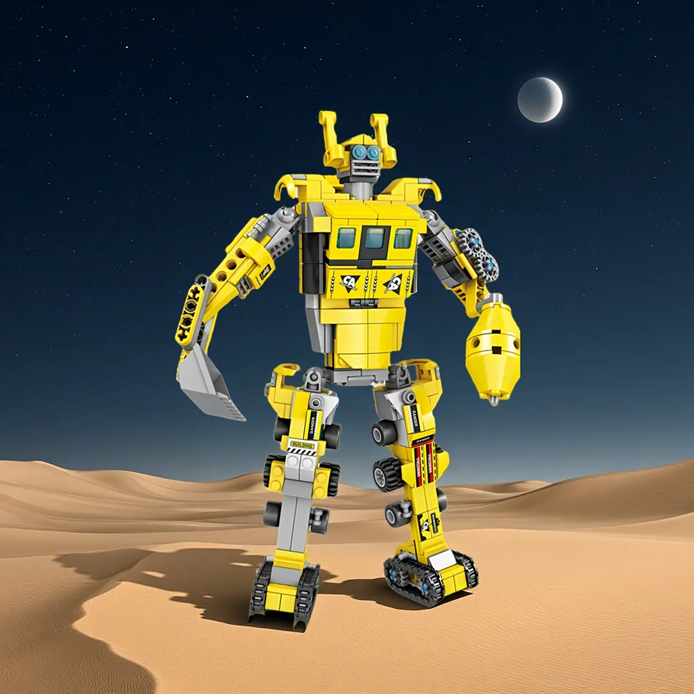 مجموعة نماذج روبوت هندسي من DIY Gear ألعاب مكعبات بناء الألغاز - مجموعة 8IN1 Combo ثلاثية الأبعاد، هدية عيد ميلاد مثالية للبنين والبنات