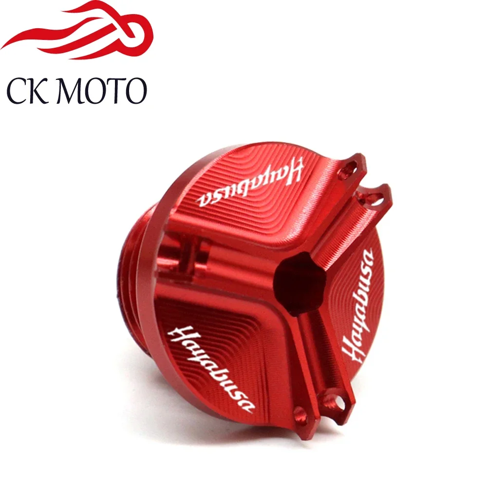 محرك دراجة نارية الألومنيوم النفط قابس التصريف حوض الجوز كأس غطاء غطاء فتحة تعبئة الزيت لسوزوكي هايابوسا 1999-2020 2019 2018 2017 2016 #5