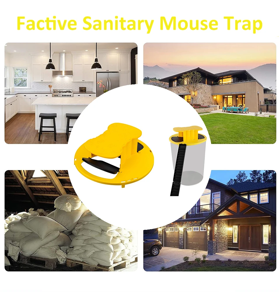 

3PCS Automatic Mouse Trap, Pest Control Critter Catching Tool Home Farm Garden Gardening Supplies Mouse Trap, Mouse Trap