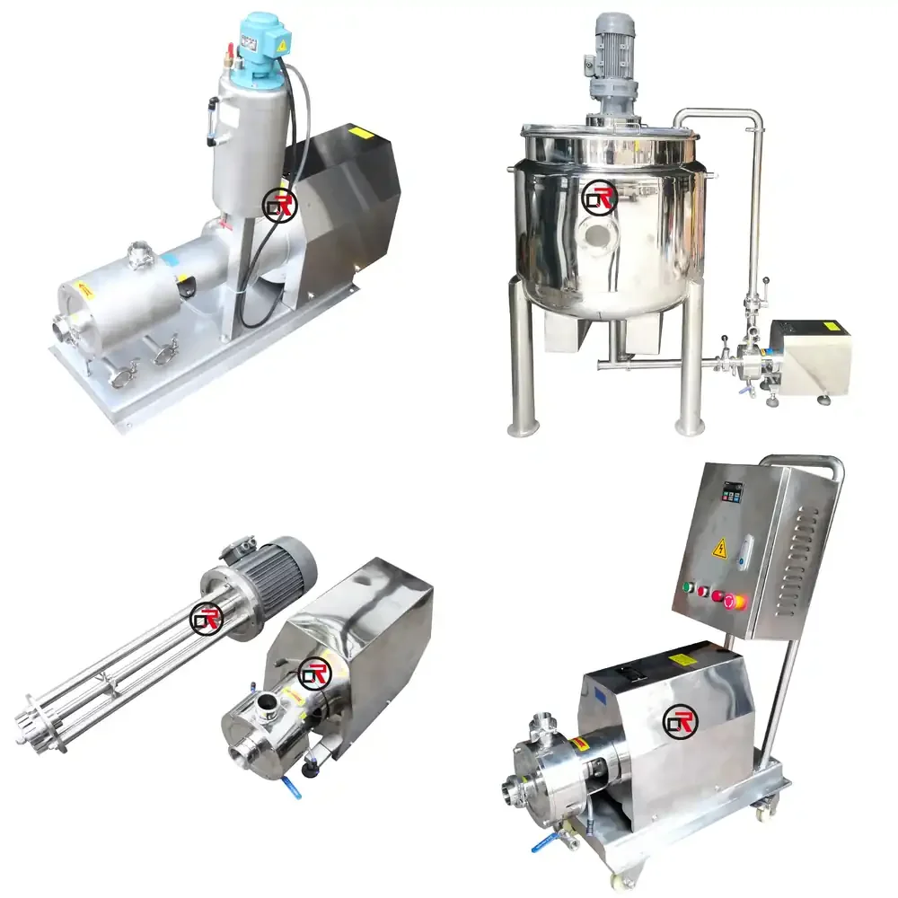 

3 Stage in Line High Shear Homogenizer tank Pump BRL3 Stainless Steel Three Stage In-line Emulsifier High Shear Mixer Pump