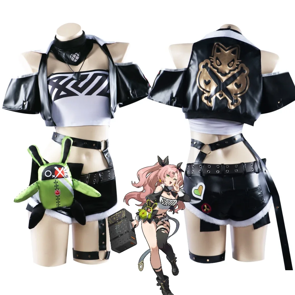 Nicole Demara Cosplay Kostuum Zenless Zone Nul Carnaval Uniform Pruik Anime Halloween Kostuums Mannen Spel Karakter Outfits