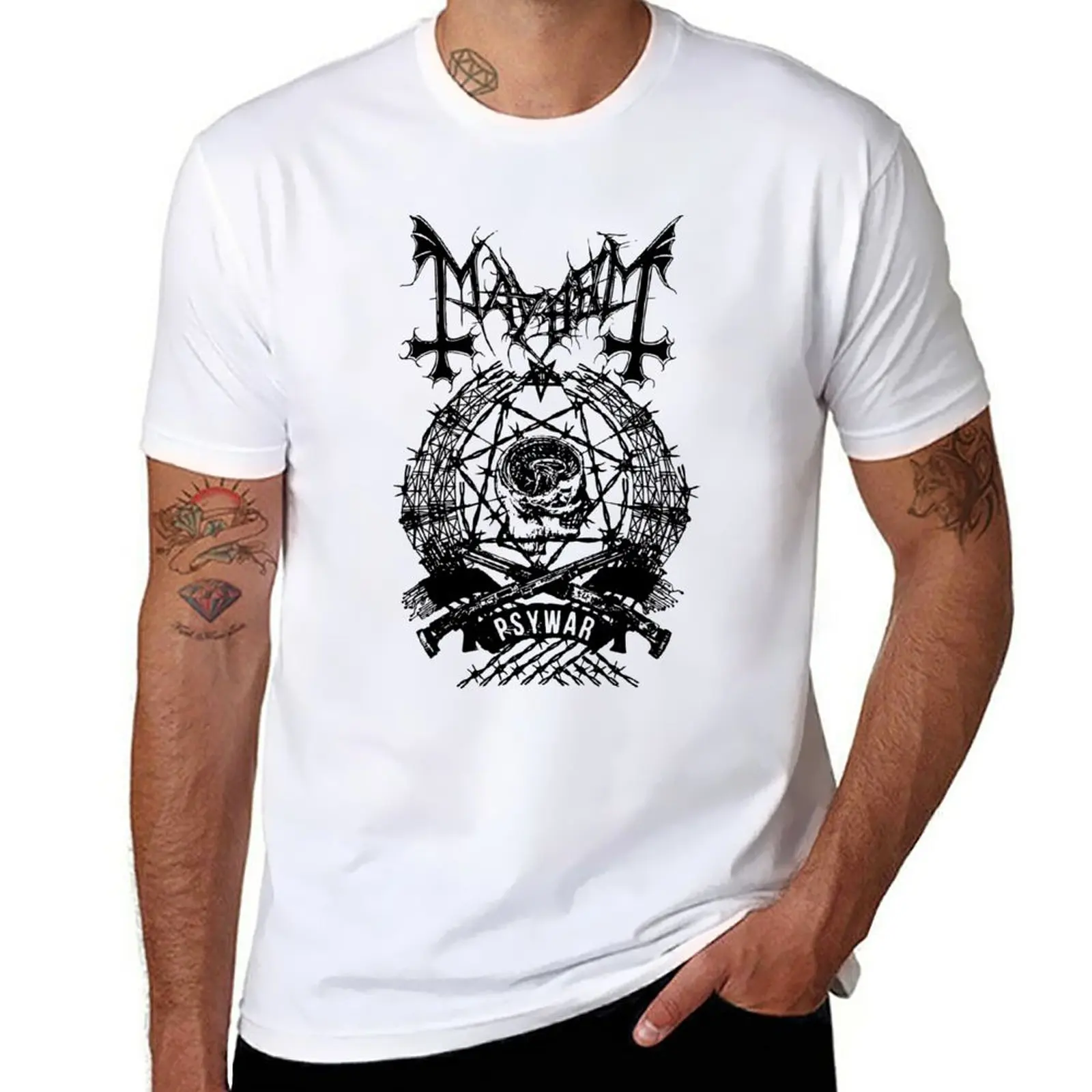 

New MAYHEM BAND T-Shirt summer top custom t shirt vintage t shirt mens vintage t shirts