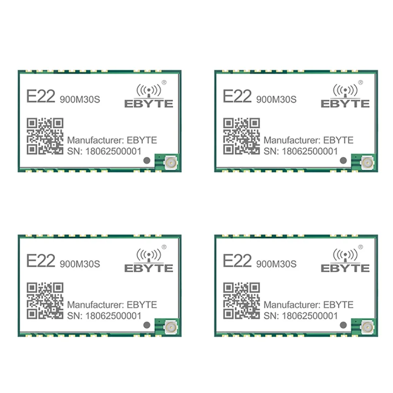 Imagem -05 - Lora-módulo sem Fio E22-900m30s Sx1262 Chip 850930mhz Distância de Comunicação 12km Comunicação Spi E22-900m30s