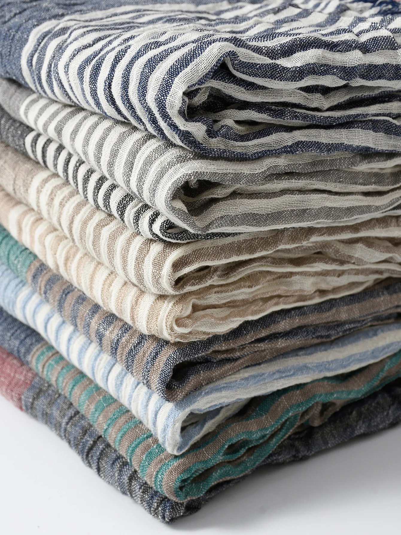 Mode Männer Schal Baumwolle Leinen Gestreiften Schals Herbst Winter Warme Halstuch Pashmina Casual Männlichen Zubehör Bufandas Schals – Detail 1