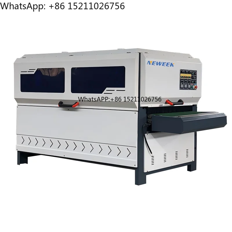 Automatic Sisal Brush Surface Stainless Steel Sheet Aluminum Plate Polishing  Machine Edge Rounding Machine