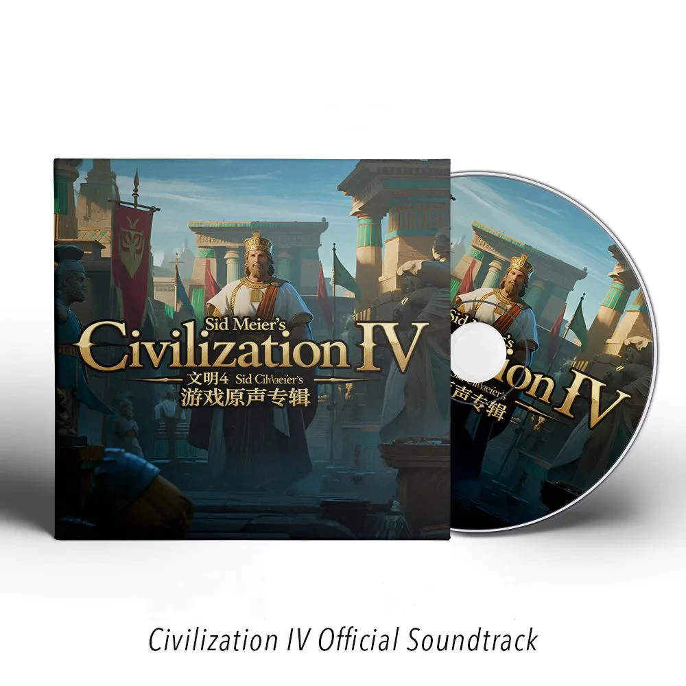 CD de Música de la Juego Civilization IV de Jeff Briggs, Álbum Original de Música Temática de Civilization, Disco de Música, Colección de Música para Cosplay, Walkman, Bandas Sonoras