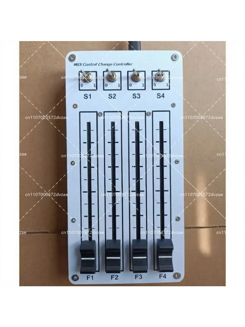 4 Channel 100mm Sliding Fader USB MIDI Controller DJ Mixer Audio for Music Production Software