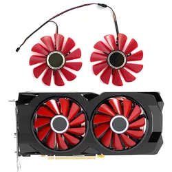 새로운 85mm 4pin FD10U12S9-C XFX RX-570-RS RX580-RS GPU 쿨러 XFX RX570 RS RX580 RS 그래픽 카드 냉각 교체 팬