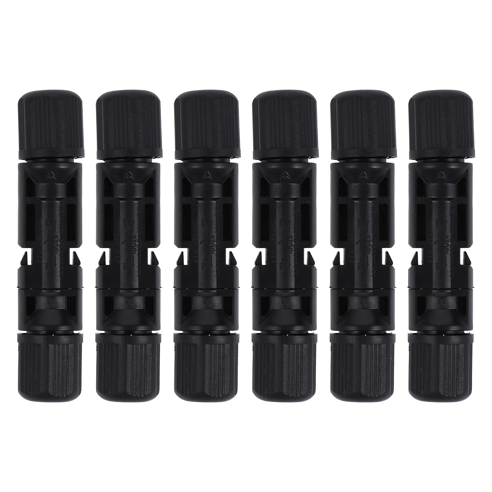 

6Pairs Waterproof Solar Connectors High Quality Photovoltaic Cable Connectors Easy to Install Reliable Performance