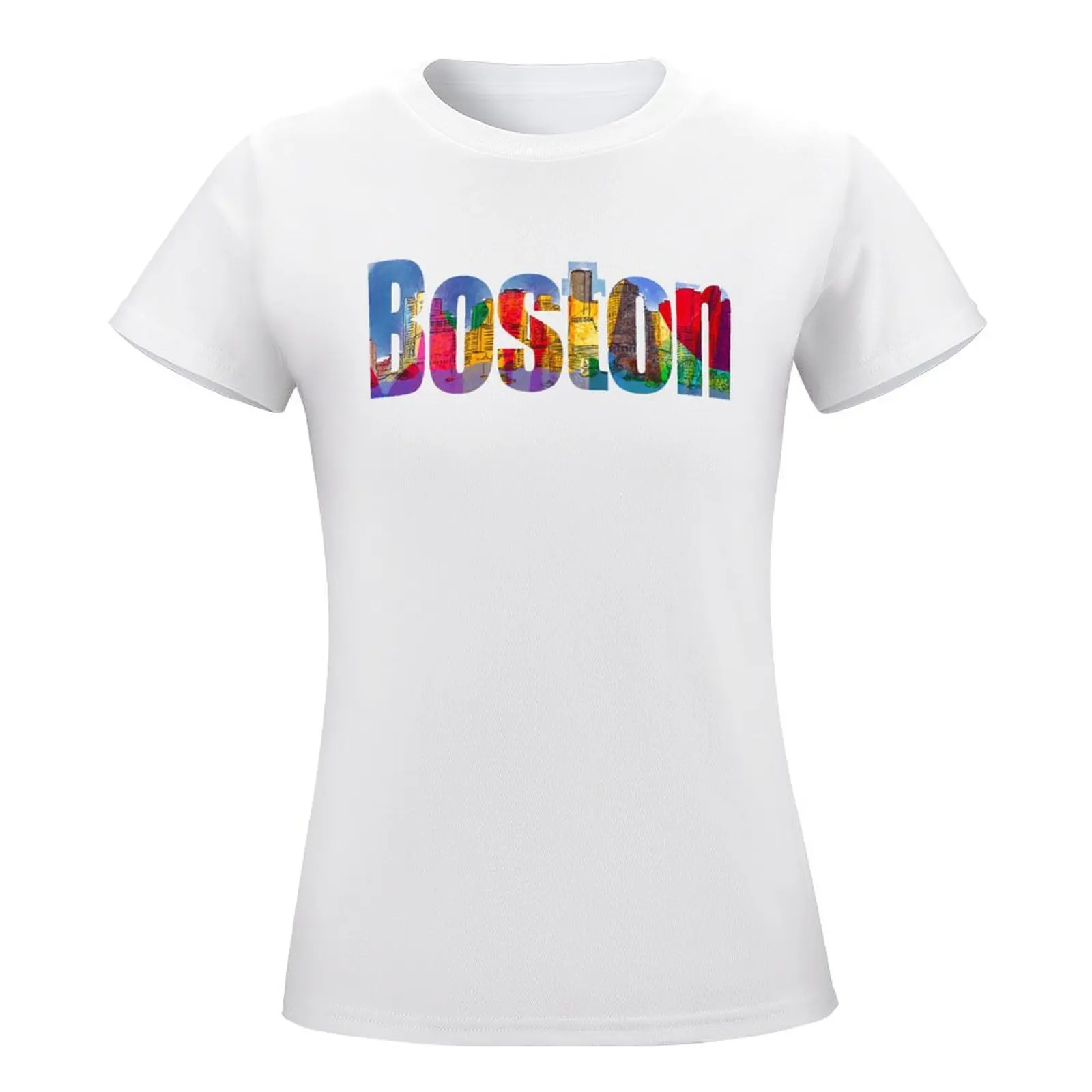 Round Neck Teachers' Day Boston Art Products T-shirt  Motion Tees Top Quality Humor Graphic Travel