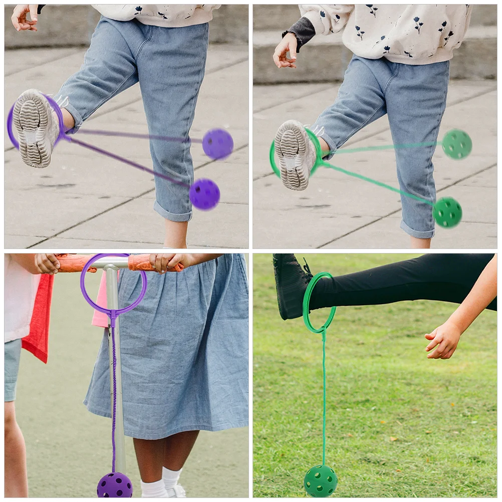 Children's Bouncing Ball Skip Ankle Toys Jump Skipping Balls for Fitness Kids Jumping Ring