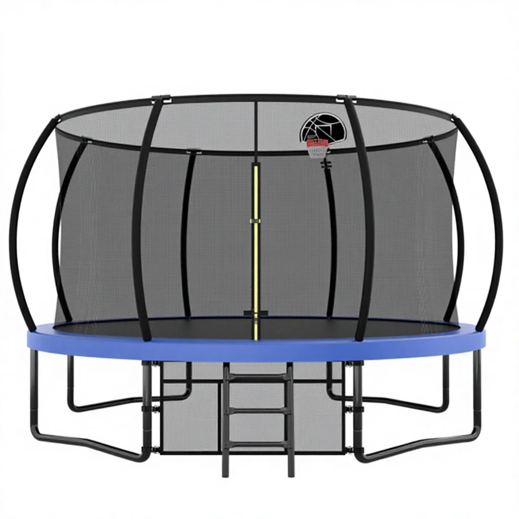Factory Direct 14ft Professional Fitness Outdoor Trampoline Big Size Heavy-duty Frame Trampoline for Kids Adults