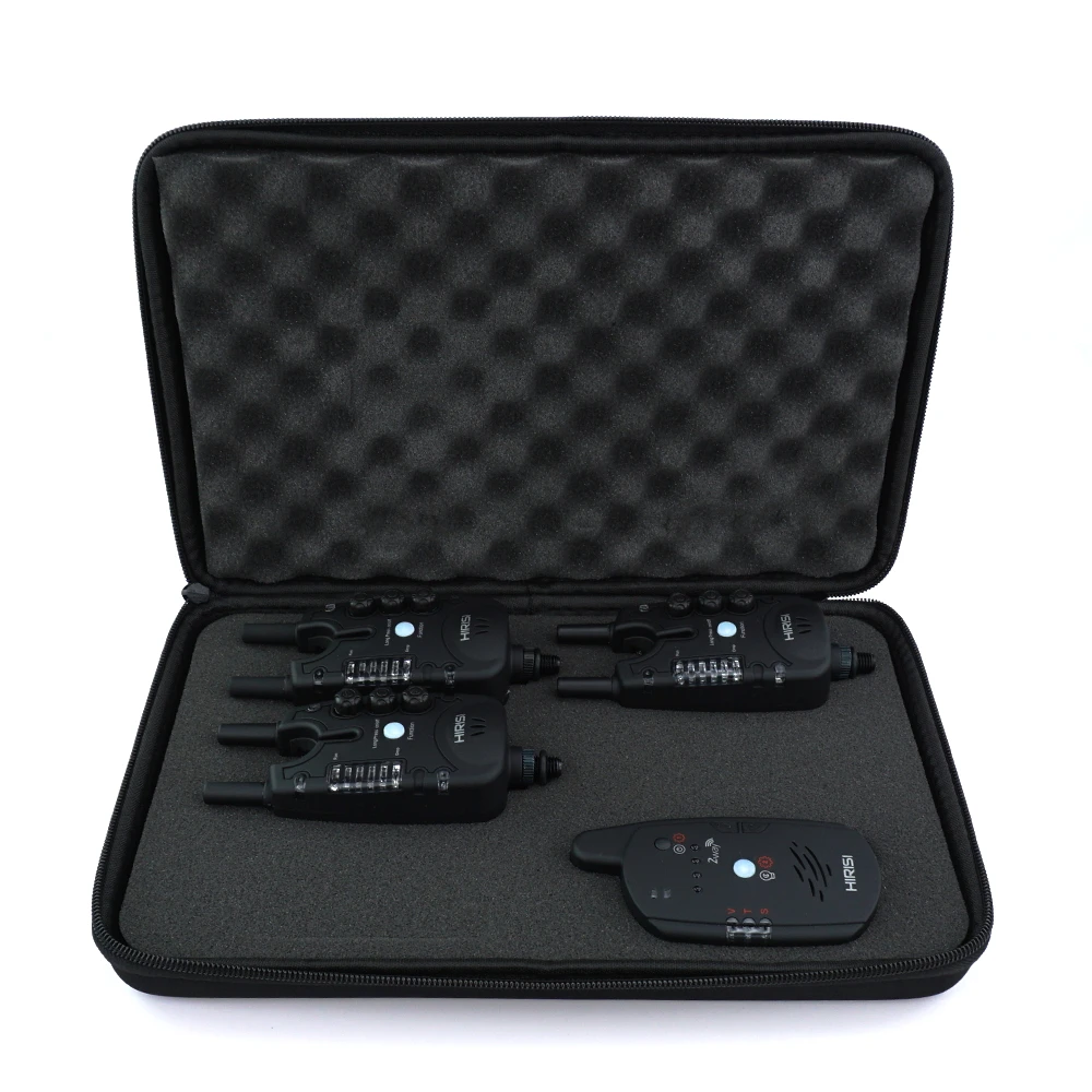 Hirisi S8 Karpfen-Bissanzeiger-Set mit 2-Wege-Fernbedienung, Wasserdichter Bissanzeiger für Karpfenangeln, Angelzubehör – Detail 9