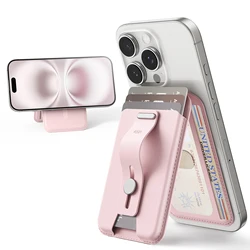 ESR for iPhone 17/16/15/14/13 MagSafe Wallet Apple 5 Card Holder Secure Grip Finger Best Buy Magnetic Phone Card Wallet